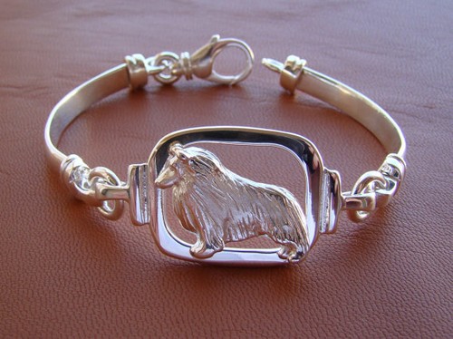 Small sterling silver sheltie - small,