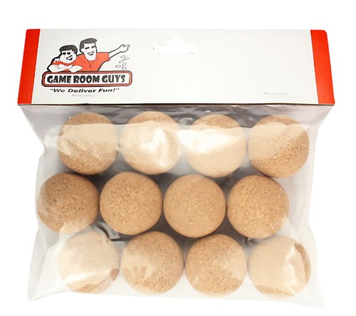 Natural cork foosballs - cork,